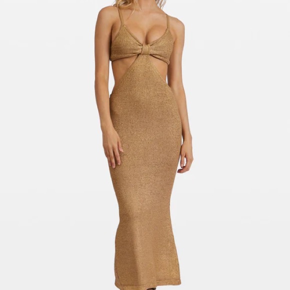 Cult Gaia Tan Maxi Dress - Picture 4 of 6